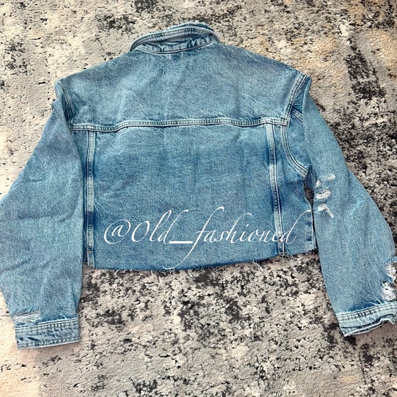 ZARA Bloggers Fav Cropped Denim Jacket - Picture 10 of 10